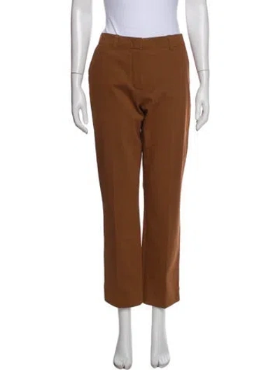 Pre-owned Loro Piana Straight Leg Pants In Brown