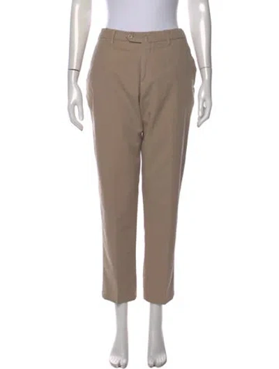 Pre-owned Loro Piana Straight Leg Pants In Neutral