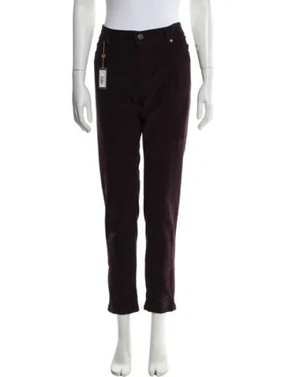 Pre-owned Loro Piana Straight Leg Pants In Purple
