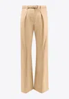 Loro Piana Women Silk Trouser With Belt