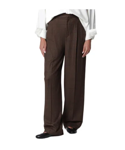 Loro Piana Straight Leg Trousers In Brown