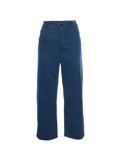 Pre-owned Loro Piana Straight-fit Jeans In Blue