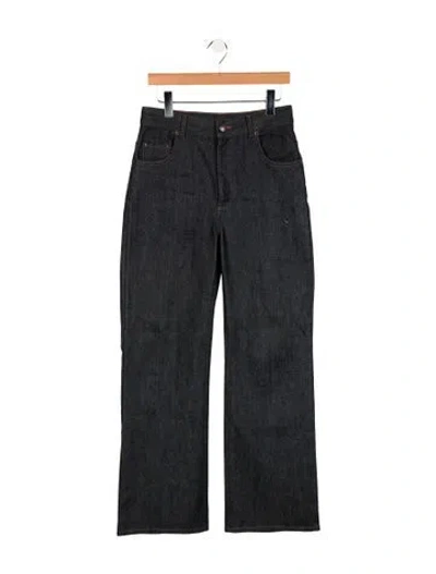 Pre-owned Loro Piana Straight-leg Jeans In Black