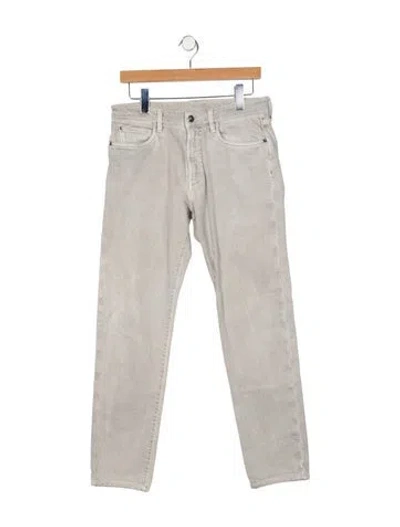 Pre-owned Loro Piana Straight-leg Jeans In Gray