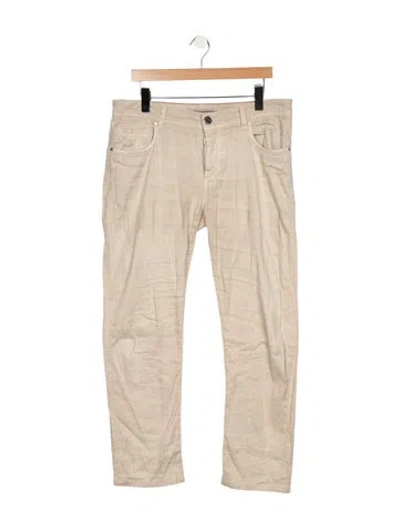 Pre-owned Loro Piana Straight-leg Jeans In Neutral