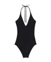 Loro Piana Strap-up One-piece Swimsuit In Black