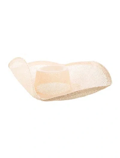 Pre-owned Loro Piana Straw Sun Hat In Neutral