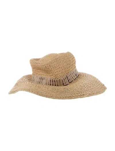 Pre-owned Loro Piana Straw Sunhat In Neutrals