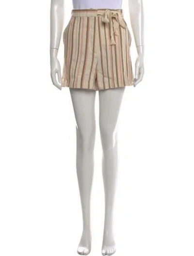 Pre-owned Loro Piana Striped Mini Shorts
