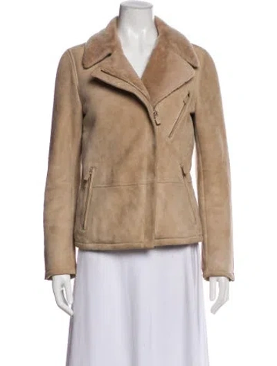 Pre-owned Loro Piana Suede Jacket In Neutral