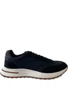 Loro Piana Week_end Walk Evo Wind Suede Sneakers In Blue