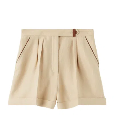 Loro Piana Sullivan Shorts In Neutral