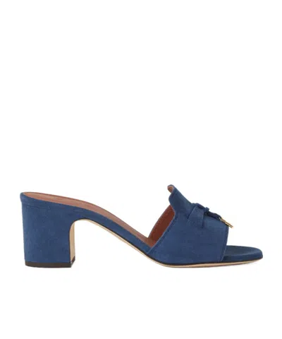Loro Piana Summer Charms Sandal In Blue