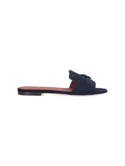 Loro Piana 'summer Charms' Sandals In Blue