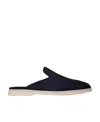 Loro Piana Men's Desert Walk Suede Derby Shoes In Black