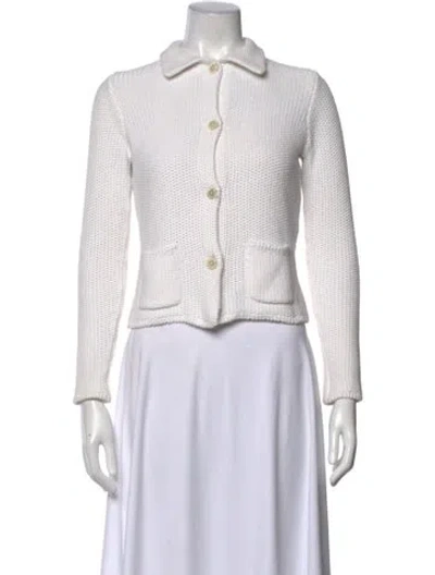 Pre-owned Loro Piana Sweater In White