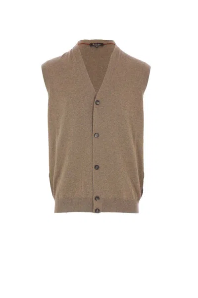 Loro Piana Sweaters In Brown