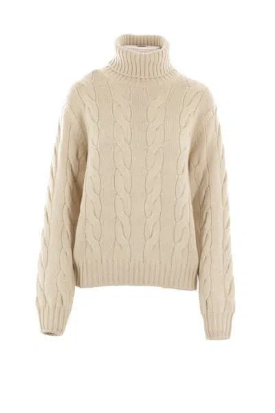Loro Piana Sweaters In Creamy Cashmere Melange