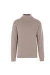 Loro Piana Turtleneck Ribbed-knit Sweater In Neutral