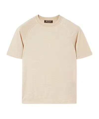 Loro Piana Tadami Wool T-shirt In Gray