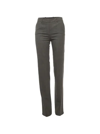 Pre-owned Loro Piana Tailored Trousers In Gray