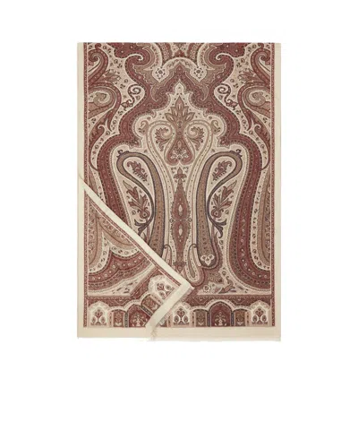 Loro Piana Talia Paisley Shawl In Multi