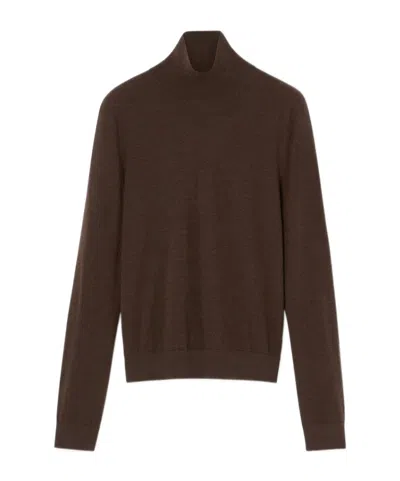 Loro Piana Tasmanian Turtleneck In Burgundy
