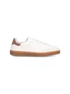 Loro Piana "tennis Walk" Low-top Sneakers In White