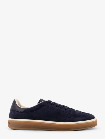 Loro Piana Tennis Walk Low-top Suede Sneakers