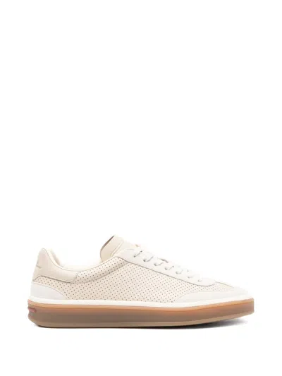 Loro Piana Tennis Walk Sneakers In White