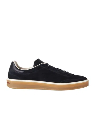 Loro Piana Tennis Walk Sports Shoes In Black