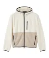 Loro Piana Terminillo Cashmere Zipper Casual Jacket In White