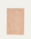 Loro Piana Textured Cardo Cashmere-silk Stole In Pink Sand