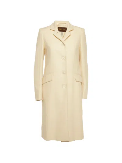 Pre-owned Loro Piana Textured Cashmere Coat In Neutral
