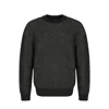 Loro Piana Textured Knit Dunstan Sweater With Ribbed Trims In Black