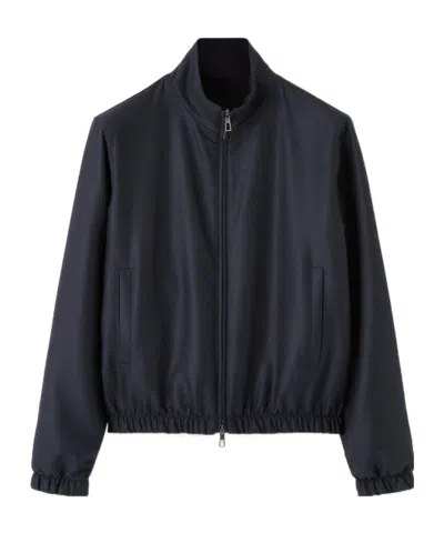 Loro Piana The Gift Of Kings Bomber Jacket In Blue