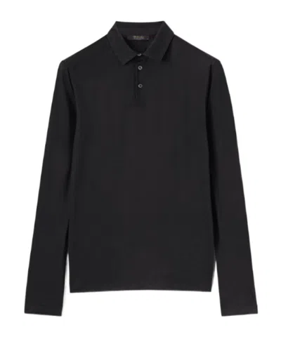 Loro Piana The Gift Of Kings Kim Polo In Black
