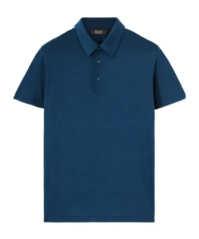 Loro Piana The Gift Of Kings Polo In Blue