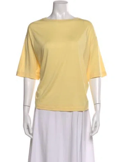 Pre-owned Loro Piana 'the Gift Of Kings' Virgin Wool T-shirt In Yellow