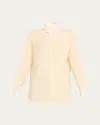 Loro Piana Thea Dylan-collar Silk Shirt In Multi