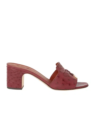 Loro Piana Thick And High-heeled Sandals