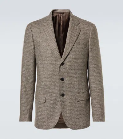 Loro Piana Men's Torino Wool Single-breasted Sport Coat In F6fc Natural Dark