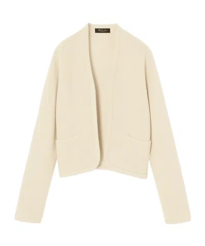 Loro Piana Touch Royal Lightness Cardigan In Neutral