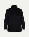 Loro Piana Traveller Cashmere Field Jacket In Black
