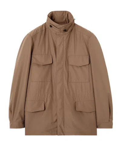 Loro Piana Traveller Field Jacket In Brown