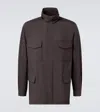 Loro Piana Traveller Field Jacket In Brown