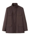 Loro Piana Traveller Field Jacket In Brown