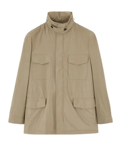 Loro Piana Traveller Field Jacket In Brown
