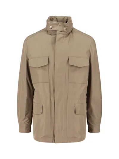 Loro Piana 'traveller Field' Jacket In Brown