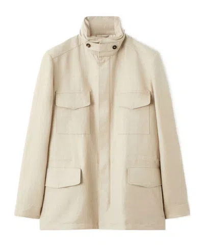 Loro Piana Traveller Field Jacket In Gold